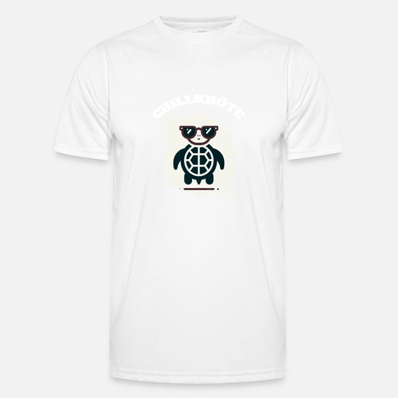 Chill Toad Turtle - Men's Functional T-Shirt - white