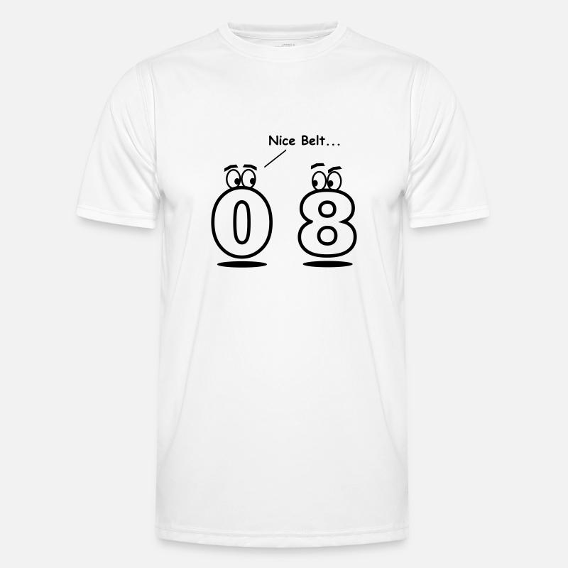 Schöner Gürtel Männer Funktions-T-Shirt
