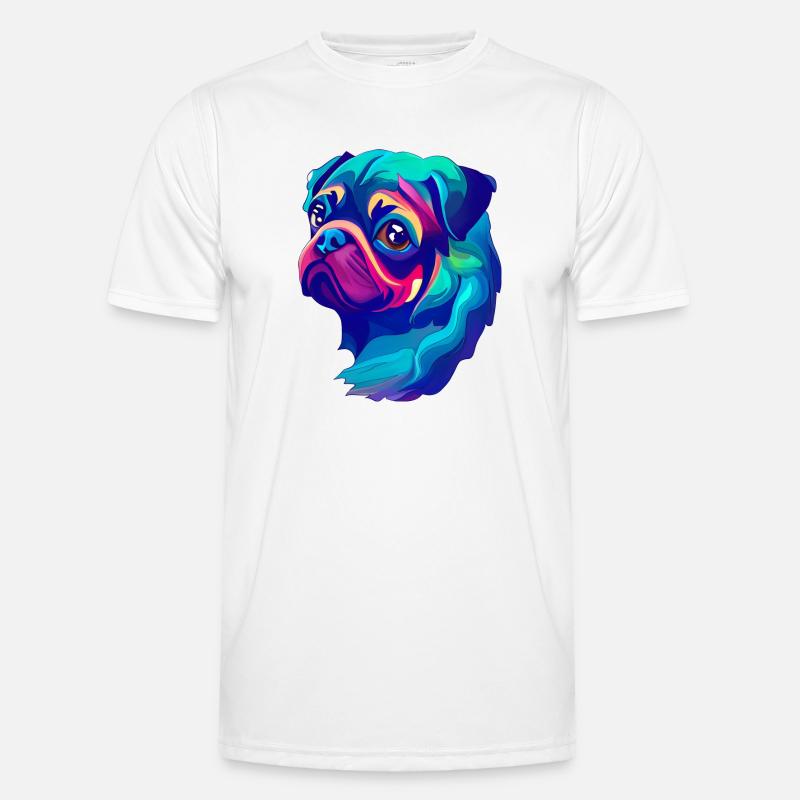Mops Männer Funktions-T-Shirt
