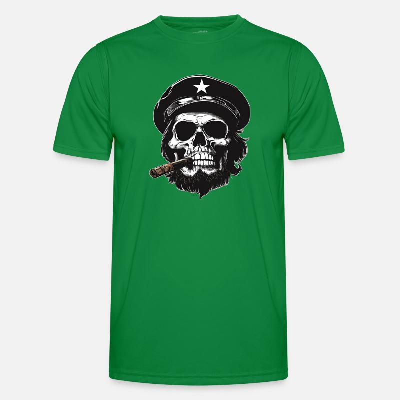 Che Schädel Männer Funktions-T-Shirt