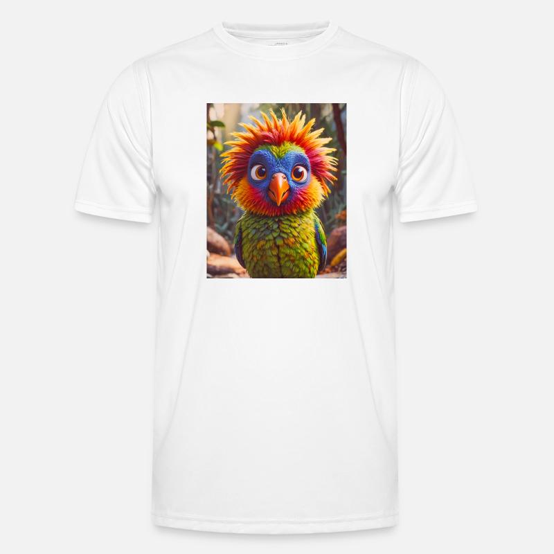 super süßes australisches Tier Regenbogenlorikeet Männer Funktions-T-Shirt