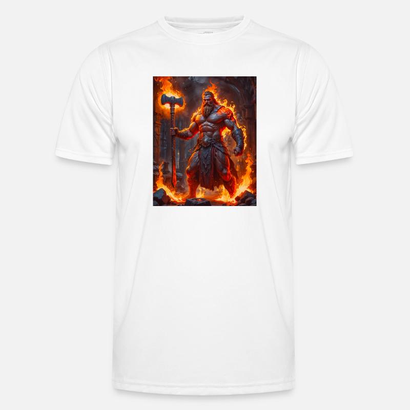 Svarog, dieu slave du feu, de la forge et du céleste T-shirt sport Homme