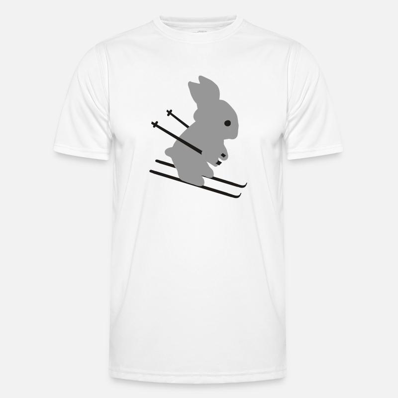Ski Bunny - Men's Functional T-Shirt - white