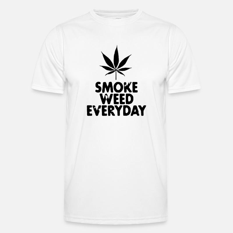 smoke weed everyday leaf T-shirt sport Homme