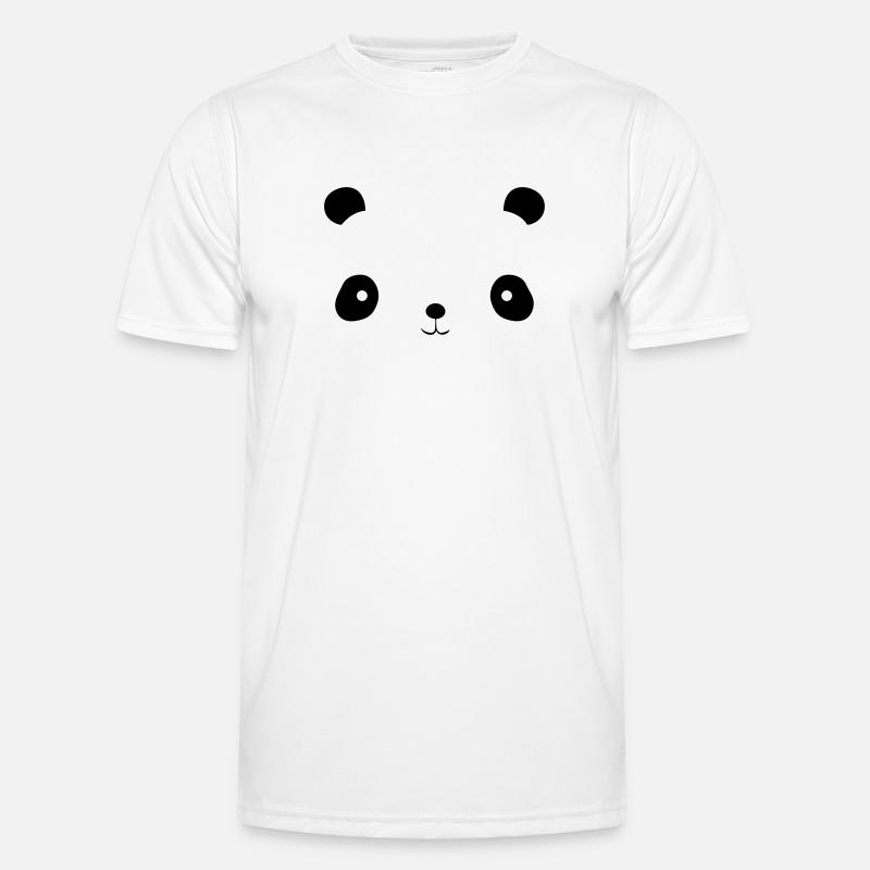 visage de panda T-shirt sport Homme