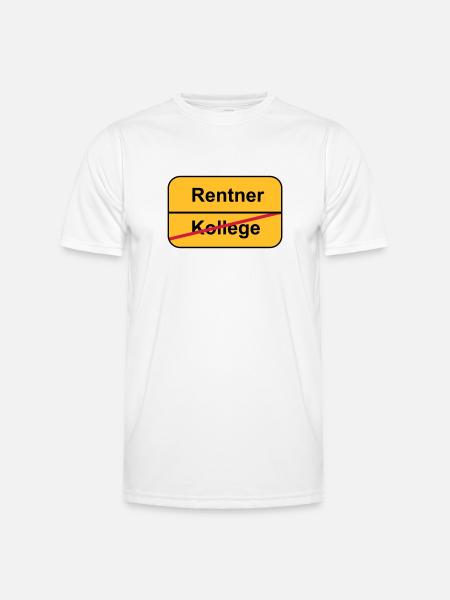 Pensionierung - Männer Funktions-T-Shirt - Weiß