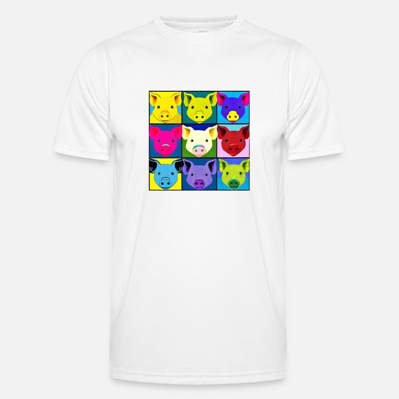 A011 - Männer Funktions-T-Shirt - Weiß