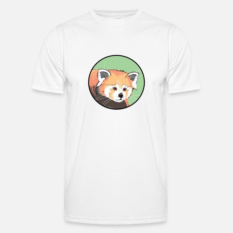 Red panda wore Men's Functional T-Shirt