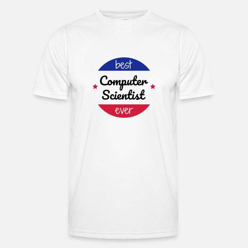 Computer / Informatiker / Aussenseiter / Ingenieur - Männer Funktions-T-Shirt - Weiß