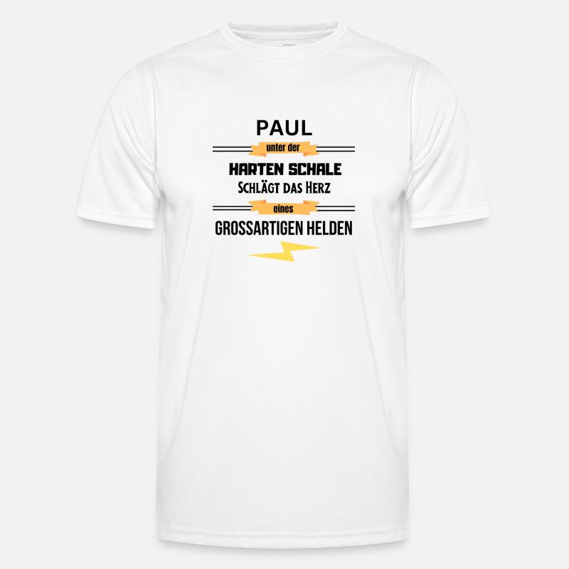 Paul unter harte Schale eines Großartigen Helden Männer Funktions-T-Shirt