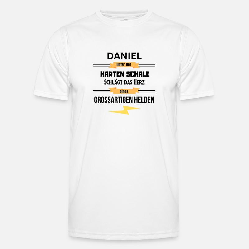 Daniel unter harte Schale eines Großartigen Helden Männer Funktions-T-Shirt