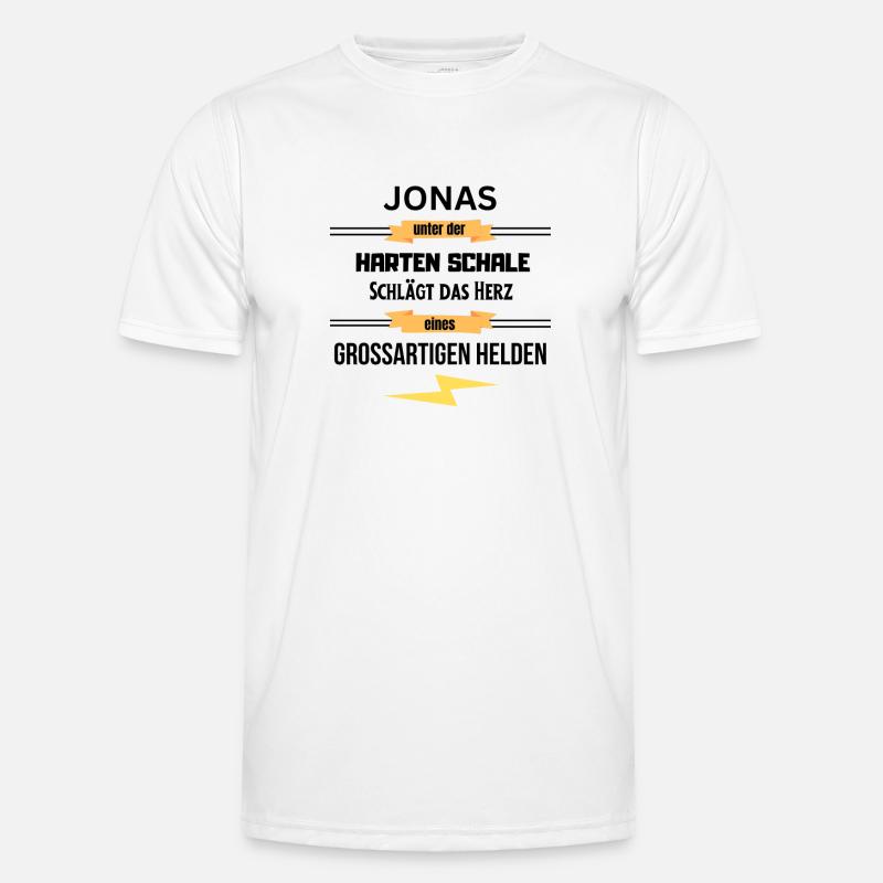 Jonas unter harte Schale eines Großartigen Helden Männer Funktions-T-Shirt