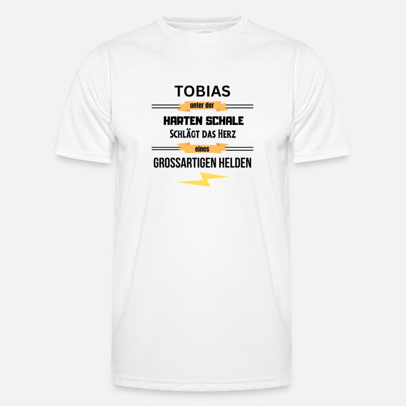 Tobias unter harte Schale eines Großartigen Helden Männer Funktions-T-Shirt