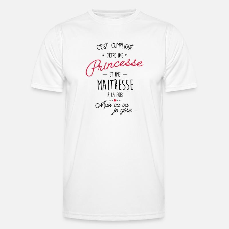 princesse et maitresse T-shirt sport Homme