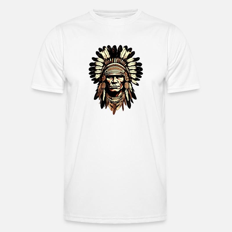actek apache indian Männer Funktions-T-Shirt