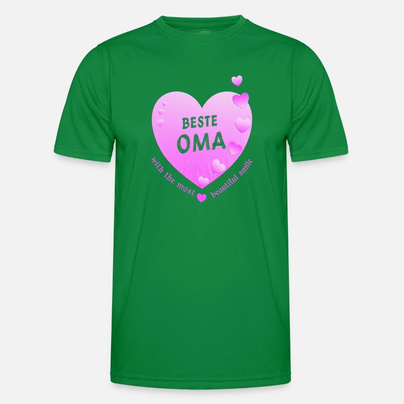 beste Oma Männer Funktions-T-Shirt