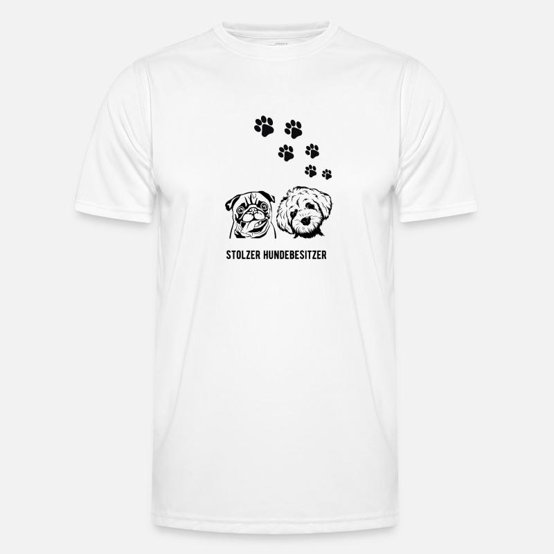 Hundebesitzer Männer Funktions-T-Shirt