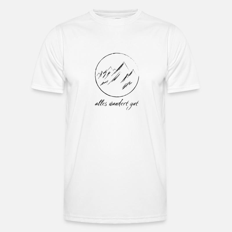 Mountains / Everything is going well Men's Functional T-Shirt