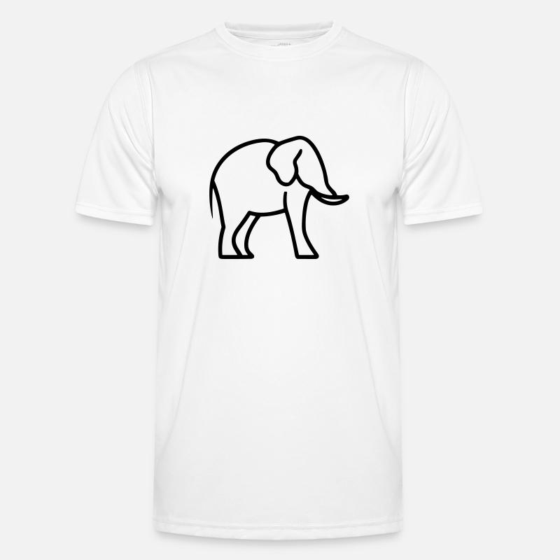 elephant - Men's Functional T-Shirt - white