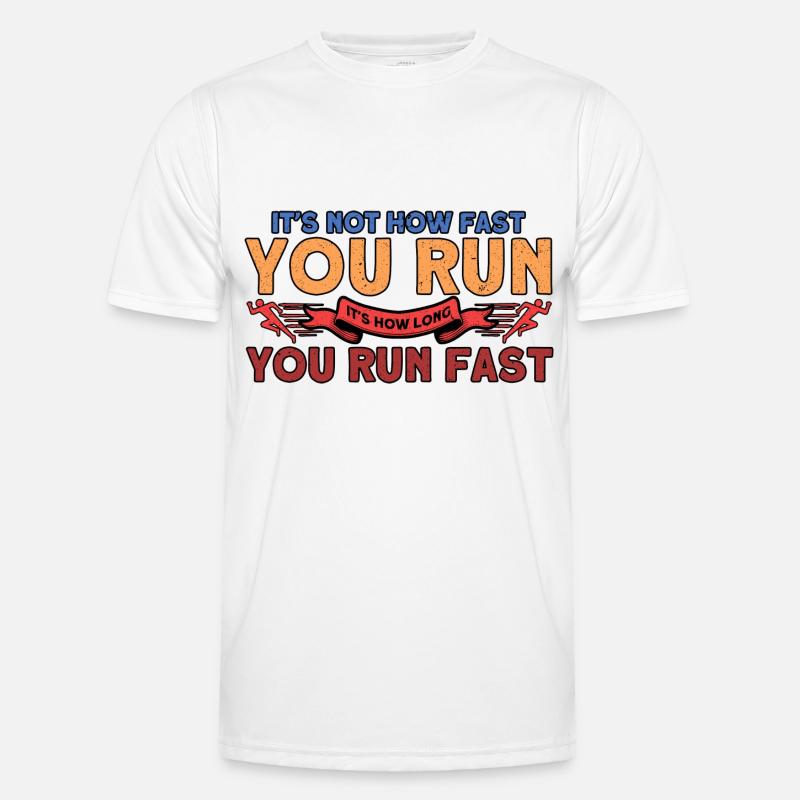 Jogger Halbmarathon Joggen Geschenk - Männer Funktions-T-Shirt - Weiß