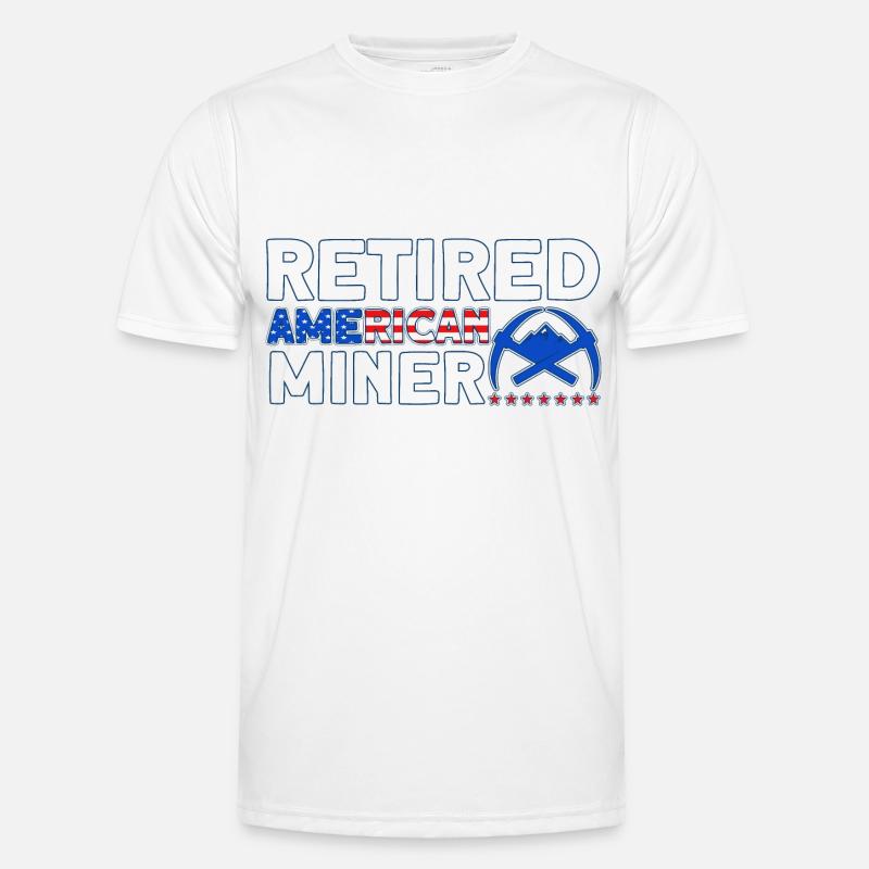 Miners Underground Mining Underground Mining - Men's Functional T-Shirt - white