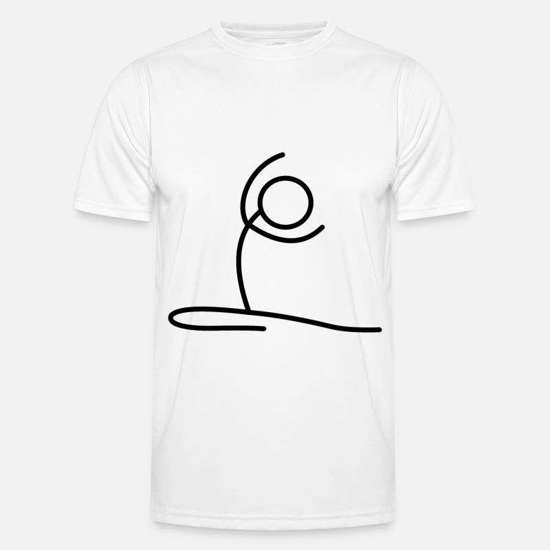 Yoga Exercises Men's Functional T-Shirt