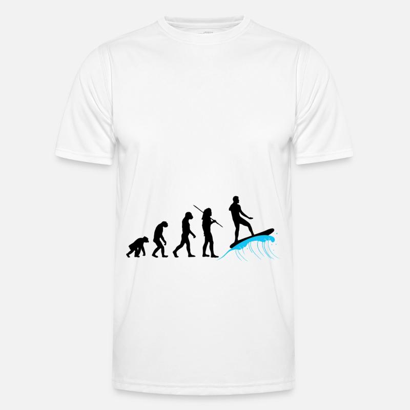 Evolution - Surfing - Men's Functional T-Shirt - white