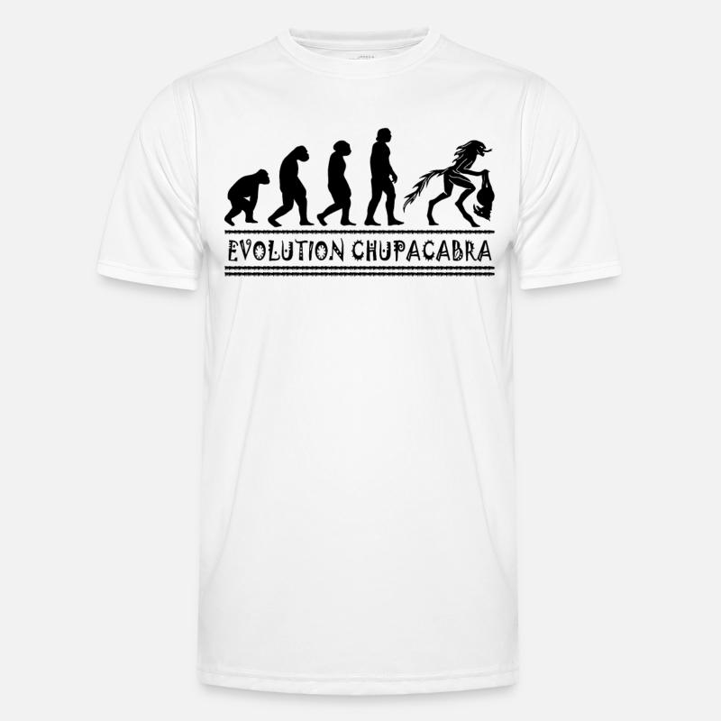 Cryptozoologists Chupacabra Creatures Evolution Men's Functional T-Shirt