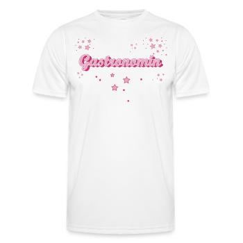 Restaurant Wirt Koch Abschluss-Geschenk - Männer Funktions-T-Shirt - Weiß - Vorne - AI Model Male 178 dark (178cm)