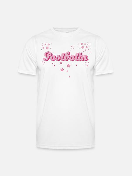 Postboten Abschluss-Geschenk Postbote Postbotin - Männer Funktions-T-Shirt - Weiß