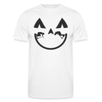 Kick scooter kick scooter stunt scooter - Men's Functional T-Shirt - white - Front - AI Model Male 178 dark (178cm)