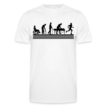 Physiotherapie Chiropraktiker Physio-Masseur - Männer Funktions-T-Shirt - Weiß - Vorne - AI Model Male 178 dark (178cm)