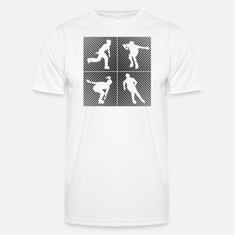 Inline-Skating Rollerskates Inline-Skater - Men's Functional T-Shirt - white