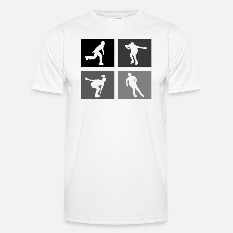 Rollers Rollers Rollers Rollers - T-shirt sport Homme - blanc