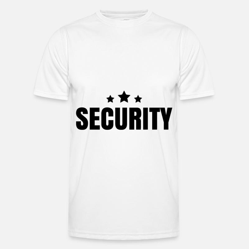 Security Security Security Security Service - Men's Functional T-Shirt - white
