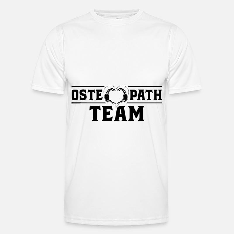 Osteopath Team Osteopaths Profession Osteopathy - Men's Functional T-Shirt - white