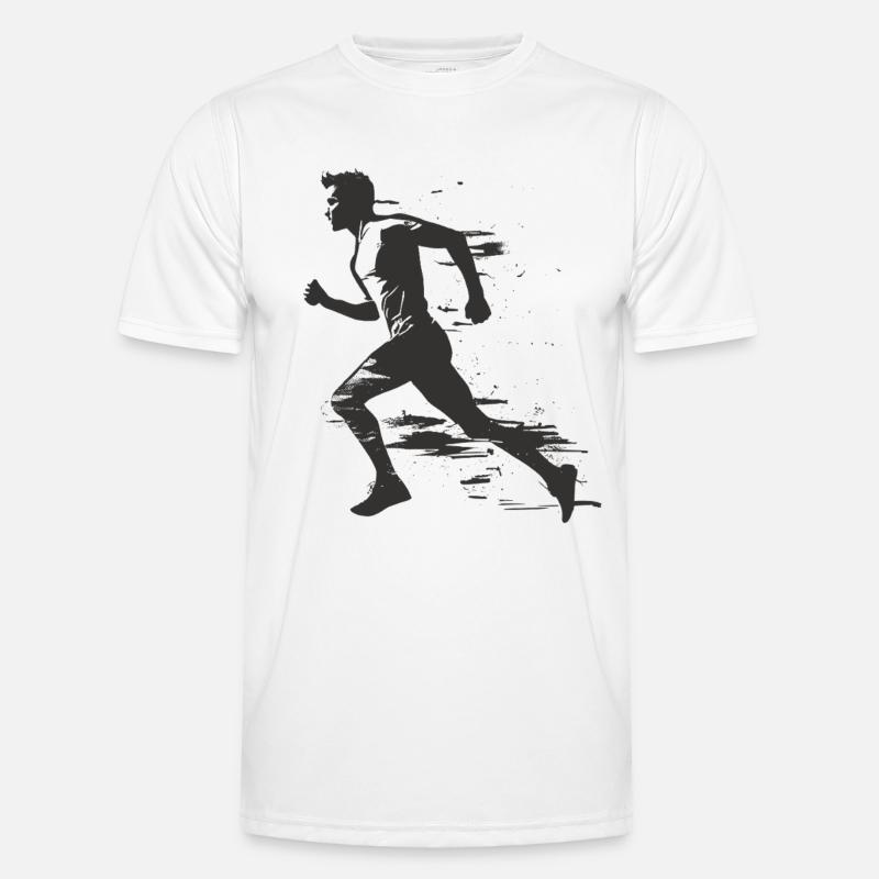 Sprinter Colorsplash Sprintender Sprint - Männer Funktions-T-Shirt - Weiß