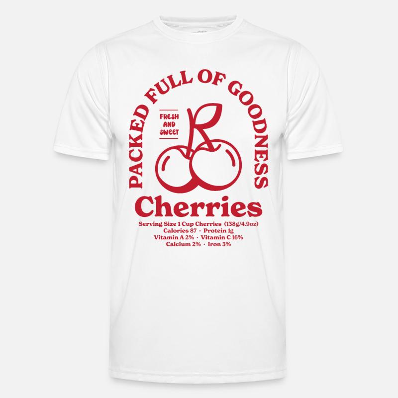Cherries Nutritional Men's Functional T-Shirt