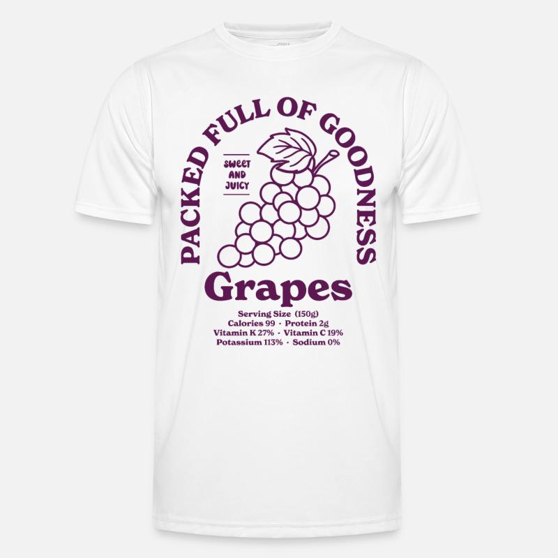 Grapes Nutritional Men's Functional T-Shirt