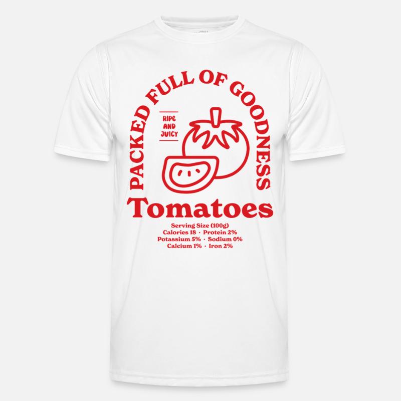 Tomatoes Nutritional - Men's Functional T-Shirt - white
