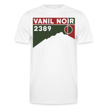 Mont Vanil Noir - T-shirt sport Homme - blanc - Devant - AI Model Male 178 dark (178cm)