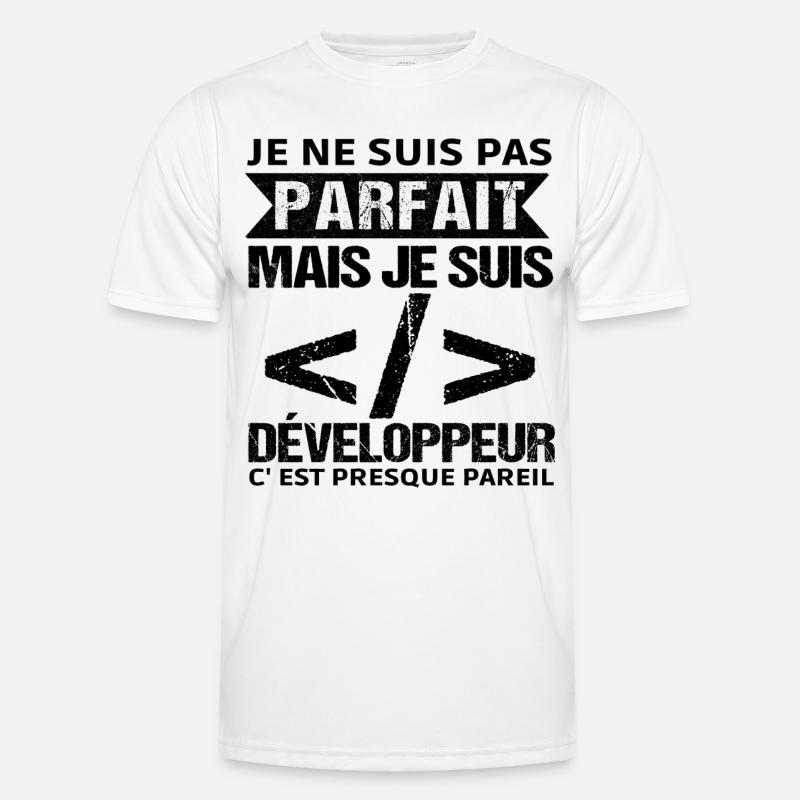 Humour Geek Cadeau Développeur Codeur Programmeur T-shirt sport Homme