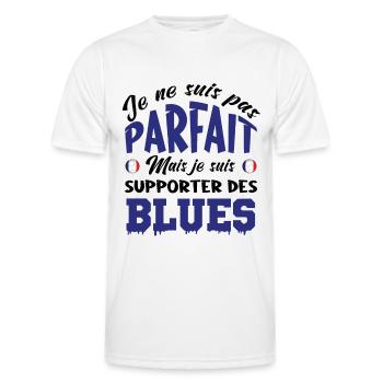 supporter equipe de France - T-shirt sport Homme - blanc - Devant - AI Model Male 178 dark (178cm)