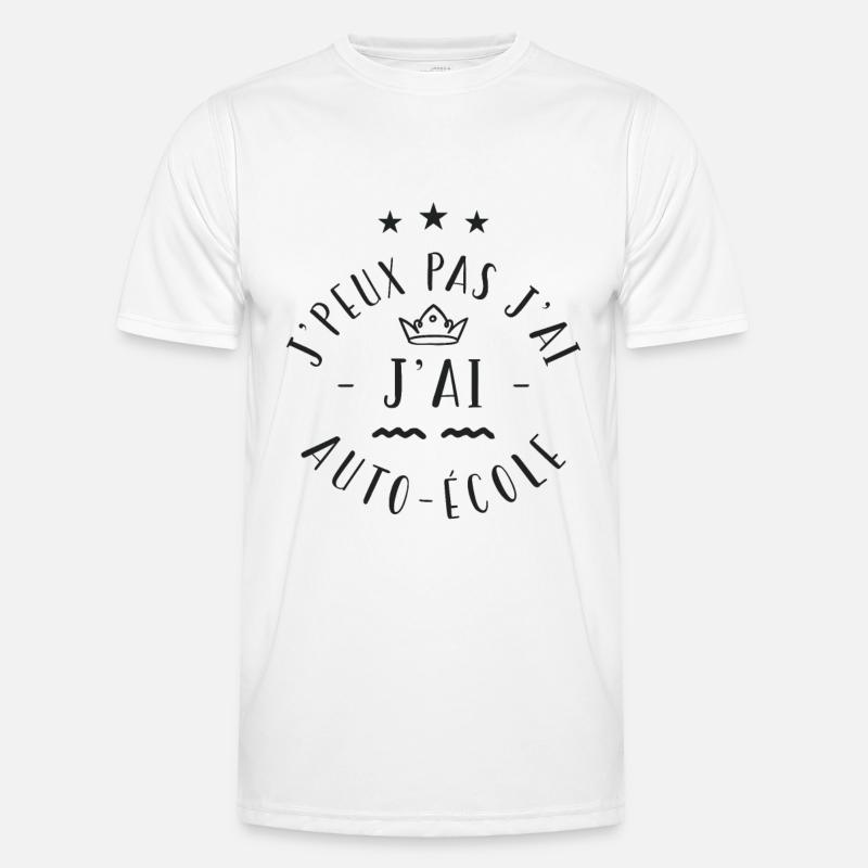 j'peux pas j ai auto école T-shirt sport Homme
