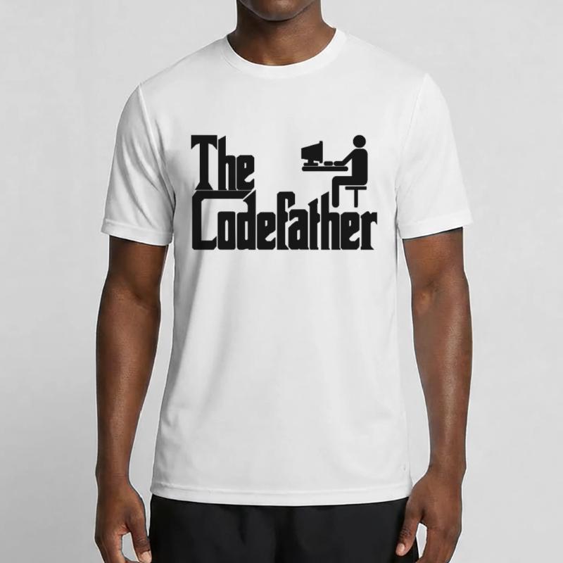 Le cadeau de codage PC Codefather Programmer T-shirt sport Homme