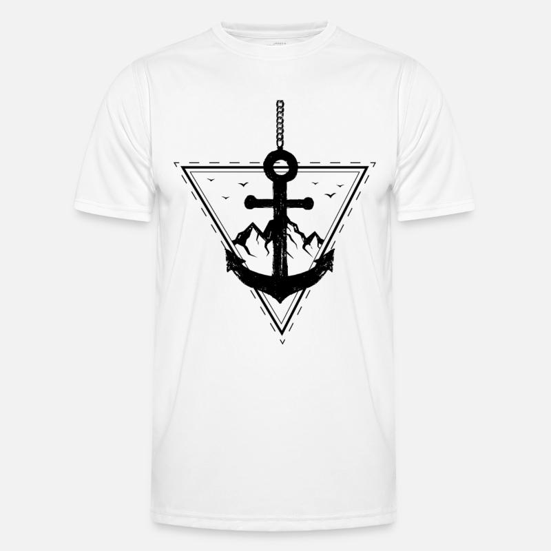 Anchor and mountain Men's Functional T-Shirt