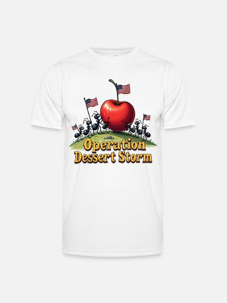 Operation Dessert Storm - Men's Functional T-Shirt - white