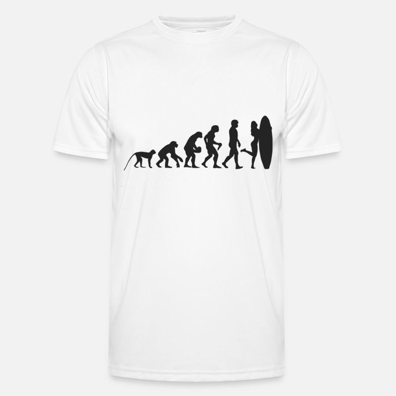 Evolution Surf - Men's Functional T-Shirt - white