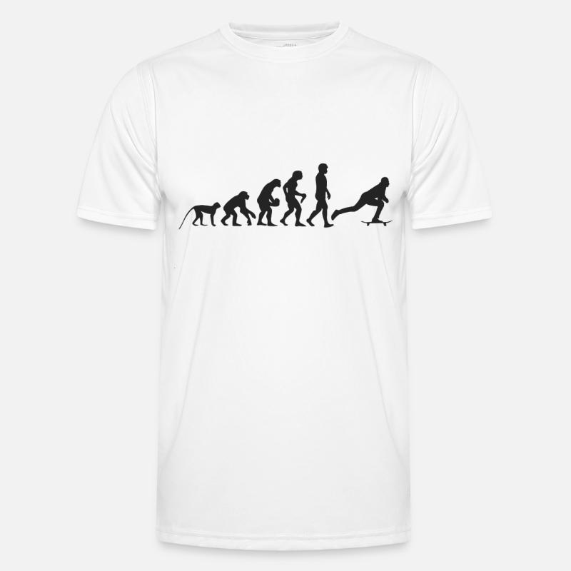 Evolution Skate - Men's Functional T-Shirt - white