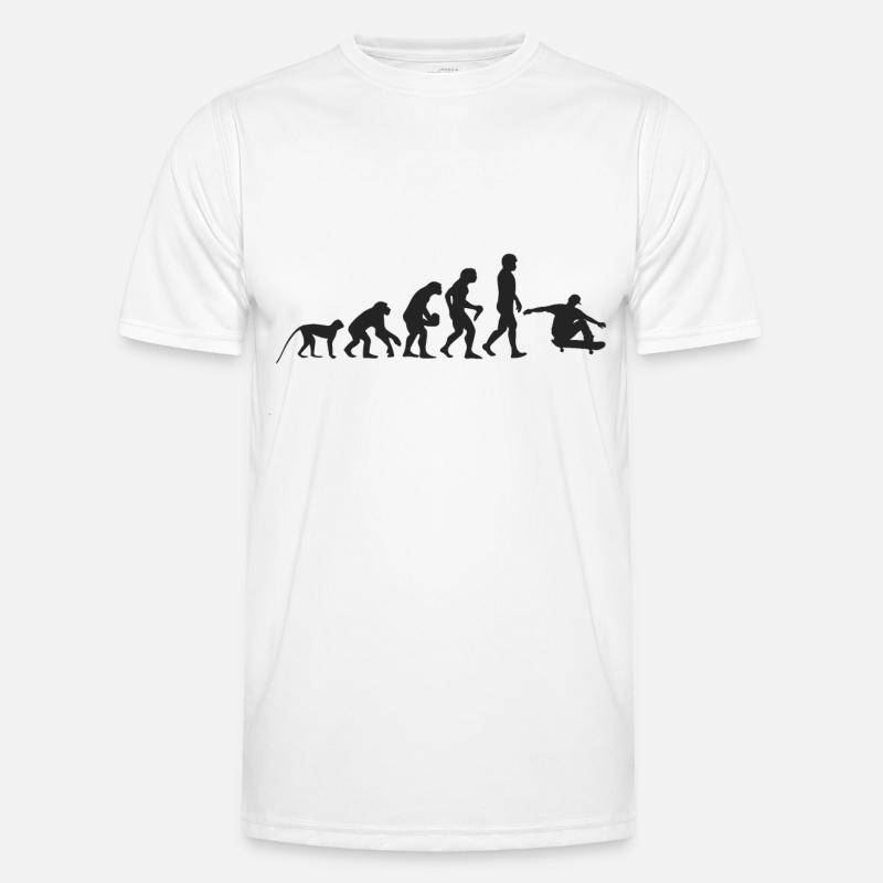 Evolution Skate - Men's Functional T-Shirt - white